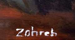 Zohreh Khaleghi Original Oil on Canvas