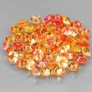 Awesome 3.19ct diamond cut Songean Sapphire set