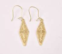 Darling Dangling Earrings in 14K Yellow Gold