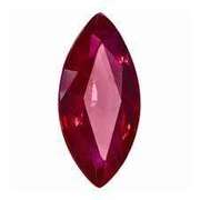 2.5X5MM MARQUISE LAB RUBY LOOSE GEMSTONE