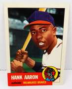 1991 Hank Aaron Archives Baseball Card