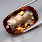 Stunning 20.60ct cushion cut Imperial Topaz