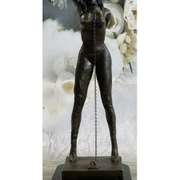 Brown Patina Mounted on A Marble Base