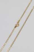 10k Gold 2mm Mariner Chain Necklace 26 Inches