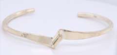 Vintage 925 Sterling Silver Cuff Bangle