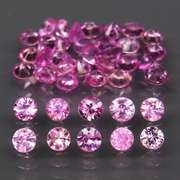 Rare heated only 4.14ct pink Sapphire set