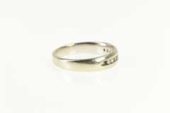 14K White Gold 0.30 Ctw Diamond Channel Wedding Band Ring