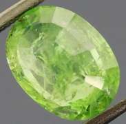 Substantial lime green 3.52ct Tsavorite Garnet