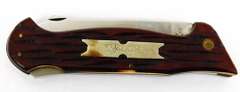 Valor J-307 Lock Blade Knife & Leather Case