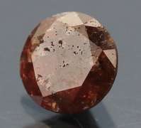 Eye catching 1.18ct round cut red Diamond solitaire