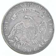 1819/8 Capped Bust Half Dollar - (103a) VEDS - R4+ - Large 9