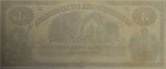 Citizens Bank Of Louisiana $3 New Orleans Remainder Note, Uncirculated.