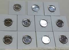 1942-45 War Nickel Set, complete