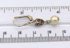 Group Lot of 4 Vintage 925 Sterling Silver Dangle Earrings