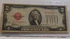 1928-F $2. US Note, Red Seal, circ