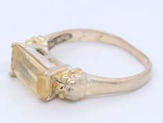 Vintage 925 Sterling Silver Cubic Zirconia Ring