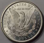 1880-S Flashy Morgan Silver Dollar Brilliant Uncirculated.