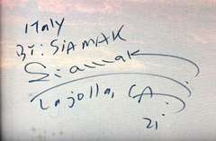 Siamak Etemadi Original Oil on Canvas "Italy"