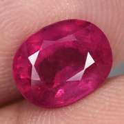 Vivid imperial red 4.40ct oval cut Ruby