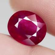 Rich blood red 4.90ct Ruby from Mozambique