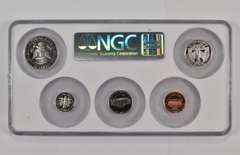 PF70 UCAM 1997-S 5 Coin Silver Proof Set - Graded NGC