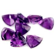 Glittering 13ct 8x8mm real Brazilian Amethyst set