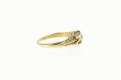 14K Yellow Gold 0.41 Ct Old European Cut Diamond Engagement Ring