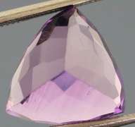 Stunning 6.07ct trillion cut Brazilian Amethyst