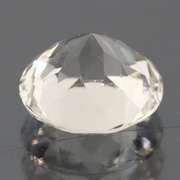 Glittering 4.49ct diamond white Topaz solitaire
