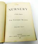 1878 The Nursery for Youngest Readers Antique Book