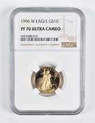 PF70 UCAM 1996-W $10 American Gold Eagle 1/4 Oz. .999 Fine Gold NGC