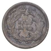 1872 Seated Liberty Half Dime