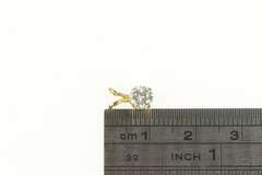 14K Yellow Gold 0.46 Ct Diamond Solitaire Classic Statement Pendant