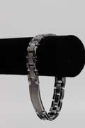 14mm Tungsten Carbide Two Tone Bracelet 8.5 Inches