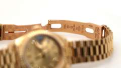 All Original18kt Presidential Rolex with Diamonds