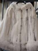 off White Mink Cape