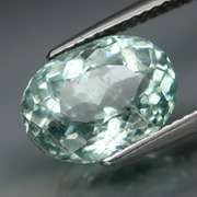 High Fire 4.24ct platinum blue Aquamarine