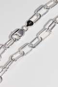 .925 Sterling Silver 9mm Paperclip Chain 16 Inches