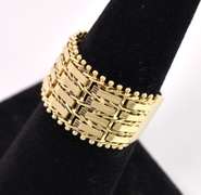 Delightful Weave Style Ring in 14K Yellow Gold
