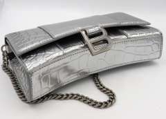 Balenciaga Hourglass Wallet on Chain Handbag