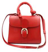 Delvaux Brilliant MM Top Handle Satchel W/Dust Bag