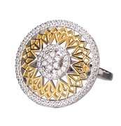 Show Stopper Ring In Sterling Silver