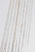 Sterling Silver - Italy Stamped - Super Flat Diamond-Cut Curb Lot - 9 Chains - 5.1mm to 11.3mm Wide - Mixed Necklace Lengths