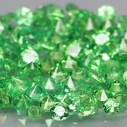 Stunning 3.63ct untreated spring green Tsavorite set