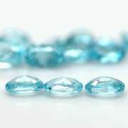 Vibrant blue! 9.80ct 14pc Cambodian Zircon set