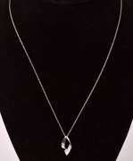 Excellent Diamond Pendant Necklace in White Gold