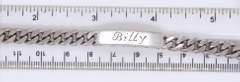 Vintage 925 Sterling Silver ID Billy Bracelet