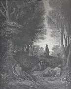 Gustav Dore, Prayer of Jesus in the Garden of Olives