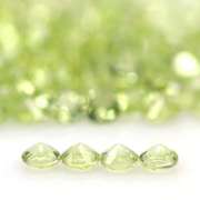 Real 12.14ct untreated apple green Peridot set