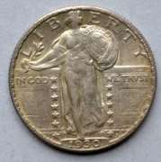1930 Near Unc Standing Liberty Quarter